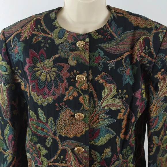 Doncaster Multicolor Floral Women's Blazer - Picture 6 of 8